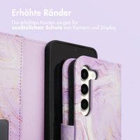 imoshion ﻿Design Klapphülle für das Samsung Galaxy S23 - Purple Marble