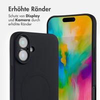 imoshion Color Back Cover mit MagSafe für das Apple iPhone 16 - Schwarz