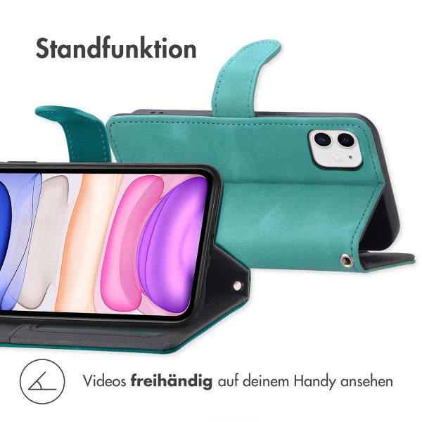 imoshion Klapphülle mit Kordel Apple iPhone 11 - Türkis