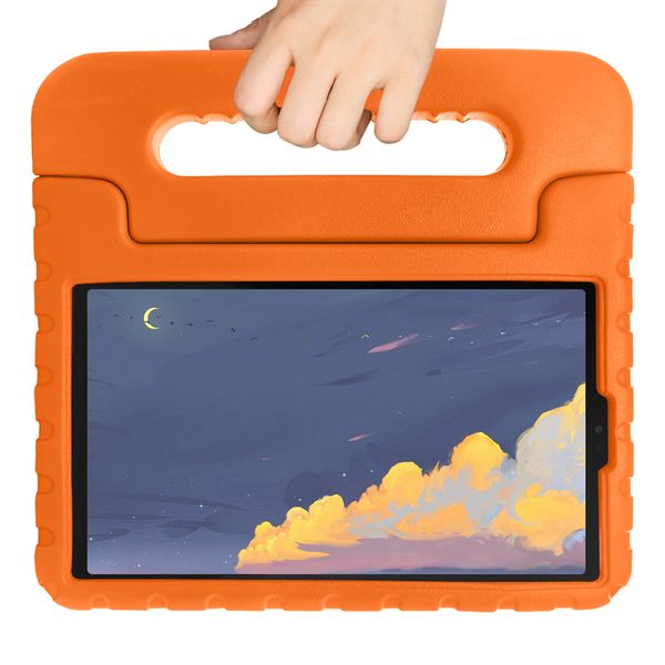 imoshion Hülle mit Handgriff kindersicher Galaxy Tab A7 Lite - Orange