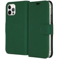 Accezz Wallet TPU Klapphülle Apple iPhone 12 (Pro) - Grün