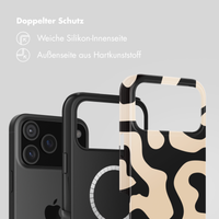 Selencia Vivid Rückabdeckung mit MagSafe Apple iPhone 17 Pro - Art Wave Black