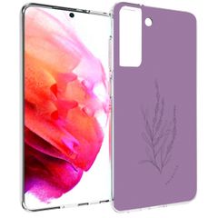 imoshion Design Hülle für das Samsung Galaxy S21 FE - Floral Purple