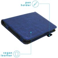 imoshion Vegan Leather Klapphülle für das Kobo Clara Colour / Kobo Clara BW - Dunkelblau