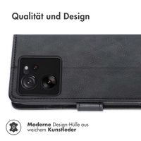 imoshion Luxuriöse Klapphülle für das Xiaomi 13T / 13T Pro - Schwarz