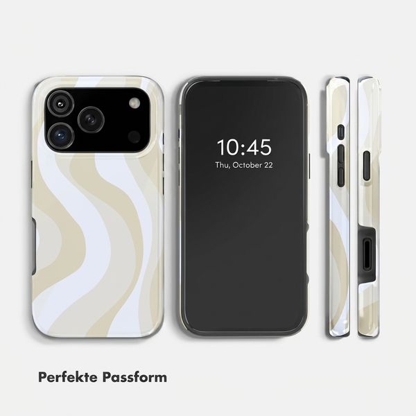 Selencia Vivid Back Cover Apple iPhone 18 Pro - Desert Waves Beige