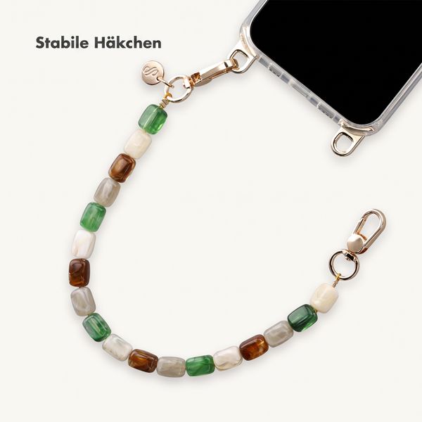 Selencia Smoked Quartz Armband - Earth Tones