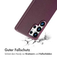 Accezz MagSafe Leather Backcover für das Samsung Galaxy S25 Ultra - Heath Purple