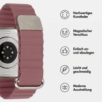 imoshion Magnetisches Kunstlederarmband für Apple Watch | 38/40/41/42 mm - Rose
