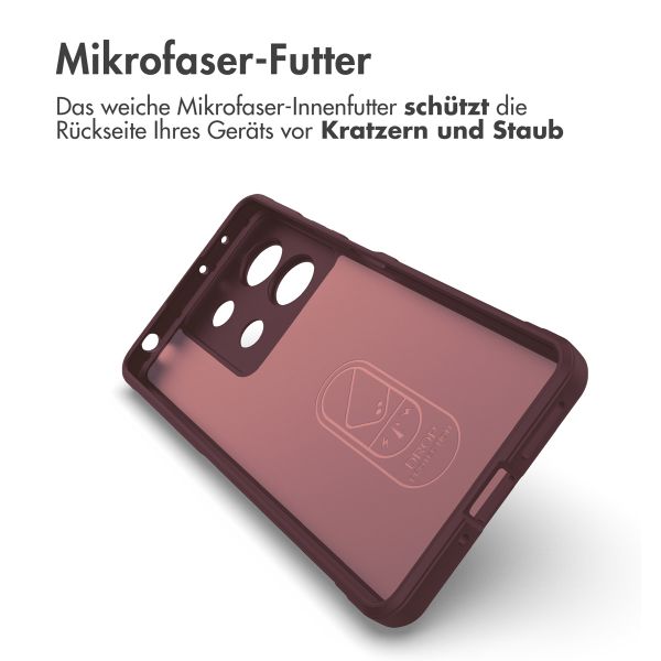 imoshion EasyGrip Back Cover für das Xiaomi Redmi Note 13 (5G) - Aubergine