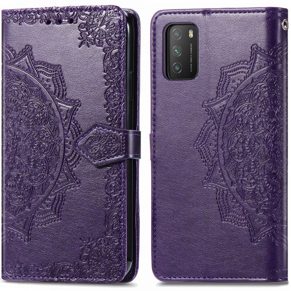 imoshion Mandala Klapphülle Xiaomi Poco M3 - Violett