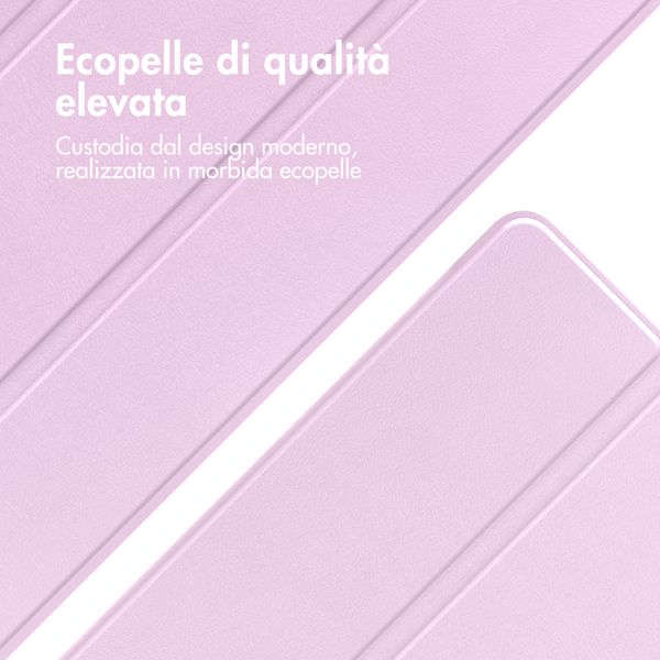 imoshion Trifold Klapphülle Apple iPad 11 (2025) 11 Zoll A16 / iPad 10 (2022) 10.9 Zoll - Rosa