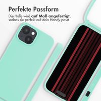 imoshion SilikonHülle mit Band Apple iPhone 15 - Mintgrün