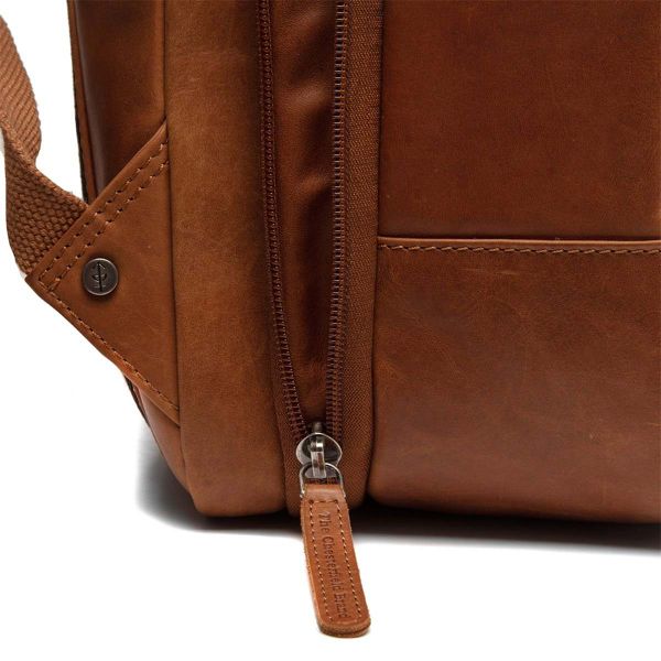 The Chesterfield Brand Jamaica Laptop Rucksack 15-15.6 Zoll - Echtes Leder - Cognac