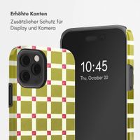 Selencia Vivid Back Cover Apple iPhone 12 - Check This Olive