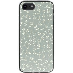 imoshion  Design Hülle für das iPhone SE (2022 / 2020) / 8 / 7 - Smoke Green Flowers