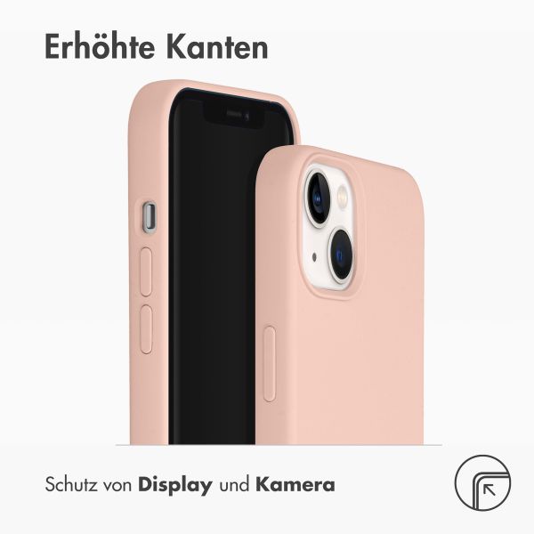 Accezz Liquid Silikoncase mit MagSafe für das iPhone 13 - Rosa