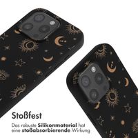 imoshion Silikonhülle design mit Band für das iPhone 16 Pro - Sky Black