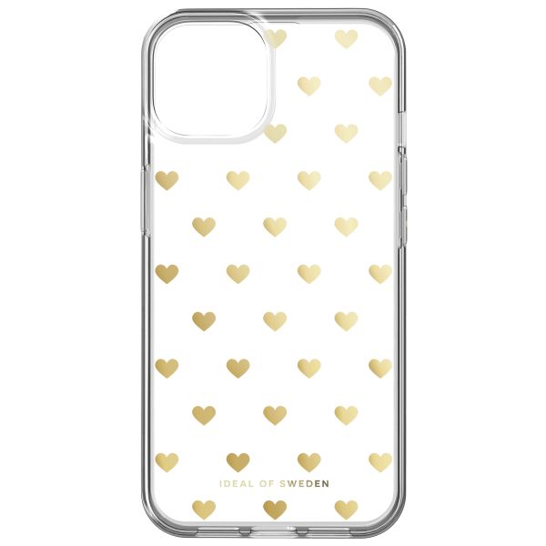 iDeal of Sweden Clear Case für das iPhone 14 - Golden Hearts