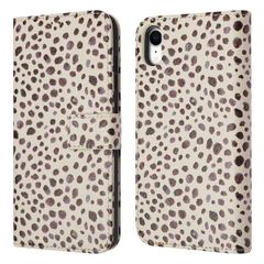 imoshion Design Klapphülle Apple iPhone Xr - Black And White Dots