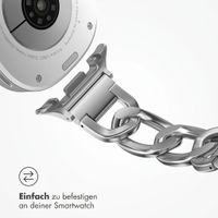 Selencia Chain Armband für Samsung Galaxy Watch 9 (40/44mm) / Watch 8 (40/44mm) / Classic (46mm) - Silber