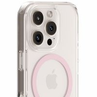 Holdit MagSafe Case für Apple iPhone 16 Pro - Transparent / Pink