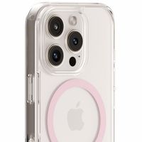 Holdit MagSafe Case für das iPhone 16 Pro - Rosa / Transparent