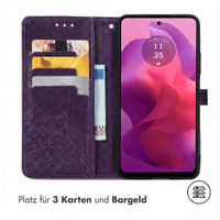 imoshion Mandala Klapphülle Motorola Moto G04 / G24 - Violett