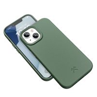 Woodcessories Bio Case MagSafe für das iPhone 15 - Midnight Green