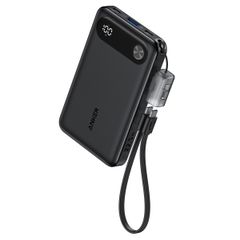 Anker Powerbank - 10.000 mAh - 22,5 Watt - USB-A + 2x USB-C - Schwarz