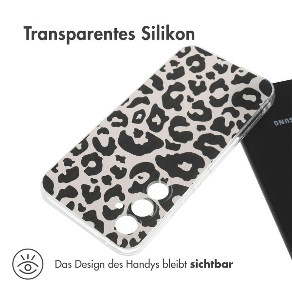 imoshion Design Hülle Samsung Galaxy A54 (5G) - Leopard Transparent