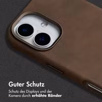 Accezz Vintage Leather Magsafe Backcover Apple iPhone 16 - Rustic Brown