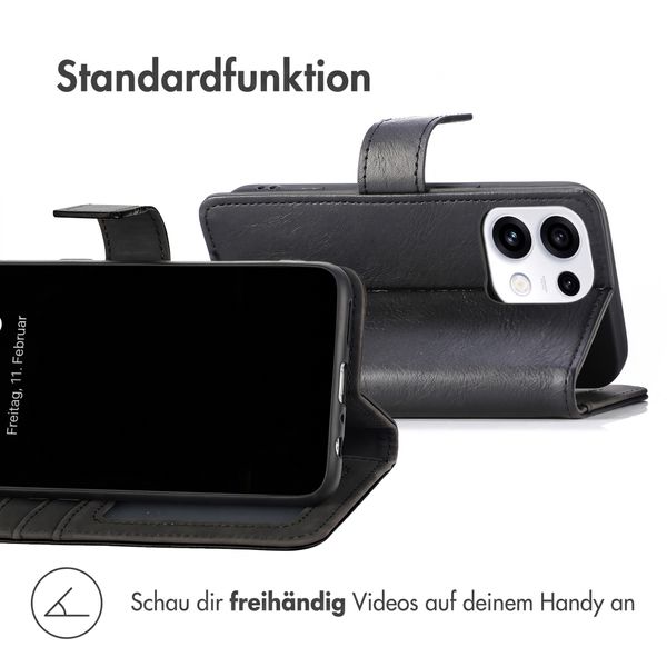 imoshion Luxuriöse Klapphülle Oppo Reno 16 / 16 Pro - Schwarz