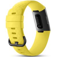 imoshion Silikonband für das  Fitbit Charge 3 / 4 - Gelb