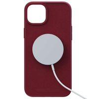 Njorð Collections Wildleder Comfort+ Case MagSafe für das iPhone 15 Plus - Red