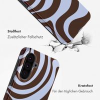 Selencia Vivid Back Cover Samsung Galaxy A37 (5G) - Dream Swirl Chocolate