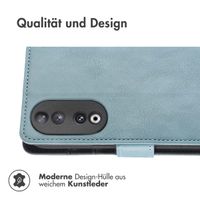 imoshion Luxuriöse Klapphülle Honor 90 - Hellblau