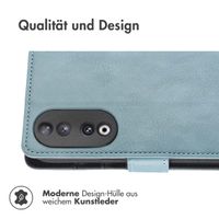 imoshion Luxuriöse Klapphülle für das Honor 90 - Hellblau