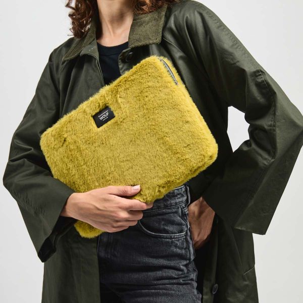 Wouf Faux Fur Laptop Hülle 13-14 Zoll - Laptop Sleeve - Foxie