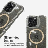 imoshion Klare Glitter Backcover mit MagSafe Apple iPhone 16 Pro - Gold