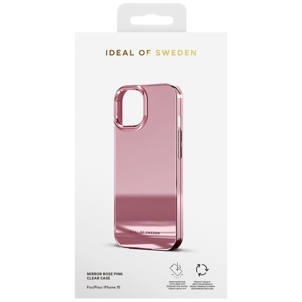 iDeal of Sweden Mirror Case für das iPhone 15 - Rose Pink