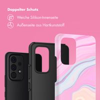 Selencia Vivid Back Cover Samsung Galaxy A53 - Pastel Lipstick Marble