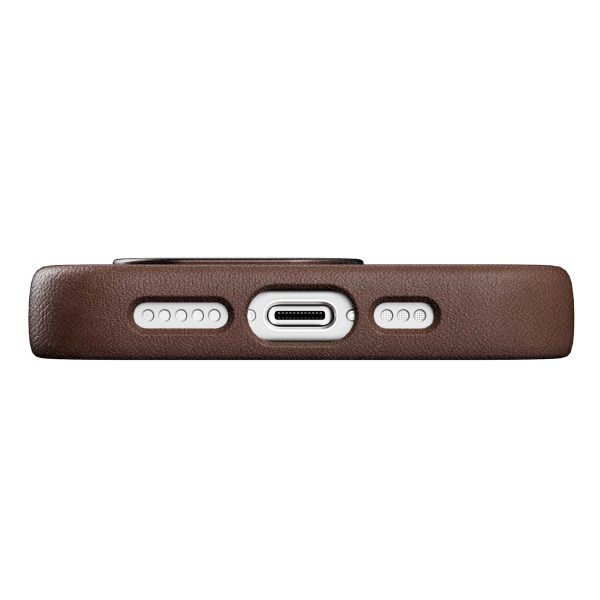 Woodcessories Bio Leather Case MagSafe Apple iPhone 15 - Braun
