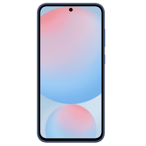 Samsung Original Silikon Cover Samsung Galaxy S24 FE - Blau