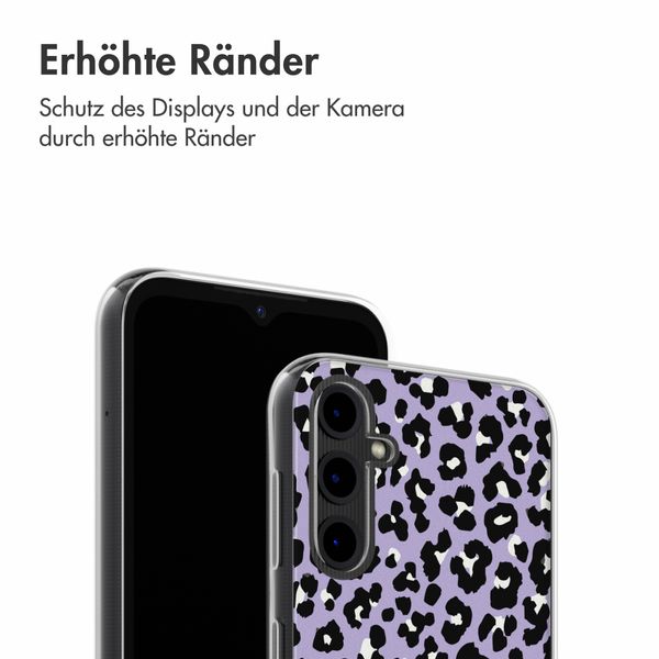 imoshion Design Hülle Samsung Galaxy A14 (5G) - Leopard Lilac