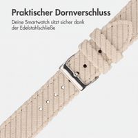 imoshion Corduroy-Band für Apple Watch | 44/45/46/49 mm - Beige