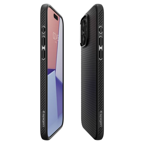 Spigen Liquid Air™ Backcover Apple iPhone 15 Pro Max - Matte Black