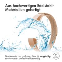 imoshion Mailändische Magnetarmband für das Fitbit Alta (HR) - Größe S - Rose Gold