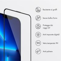Accezz Gehärteter Glas-Schutz + Applikator Apple iPhone 13 Pro Max / 14 Plus