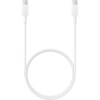 Samsung Originales USB-C zu USB-C Kabel - 1 Meter - 25 Watt + Original Fast Charging Adapter USB-C Ladegerät - 25 Watt - Weiß